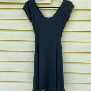 Black Dress with Open Crisscross Back